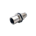 M12-5 pins male and female bulkhead mount connector